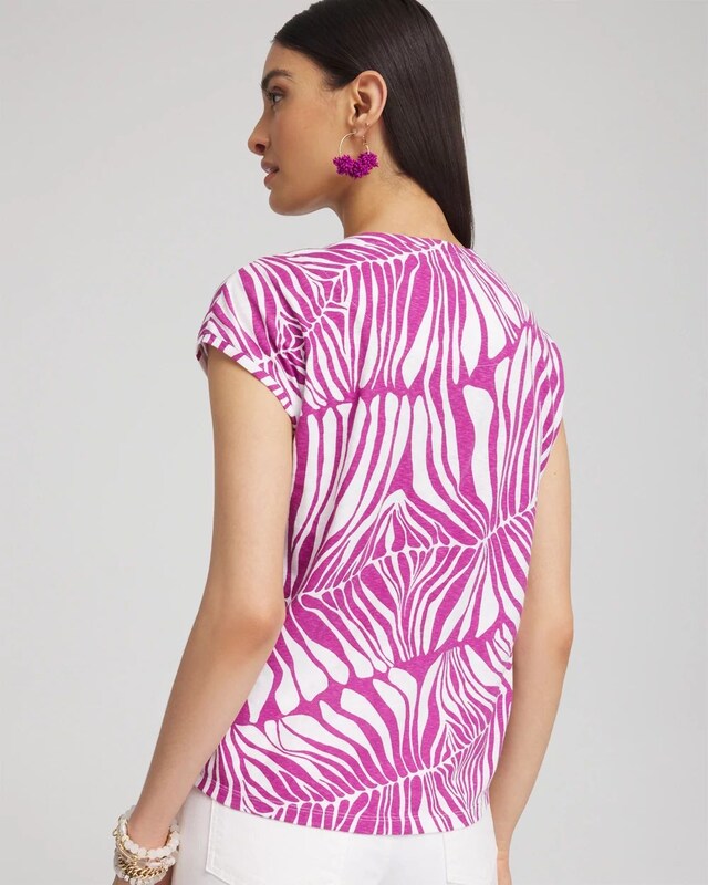 Jungle Inverted Knot Front Tee - image 3